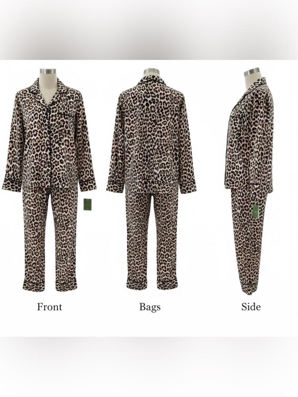 Kate Spade Leopard Print Pajama Set – NWT – Women’s Large